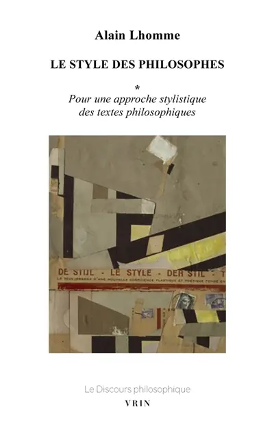 Le style des philosophes. Vol. 1. Pour une approche stylistique des textes philosophiques