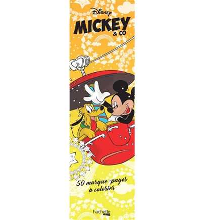 Mickey : 50 marque-pages à colorier