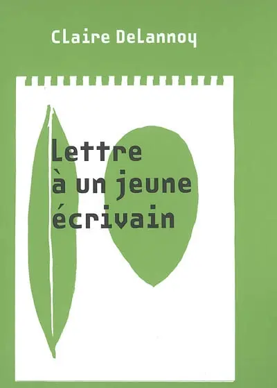 Lettre à un jeune écrivain