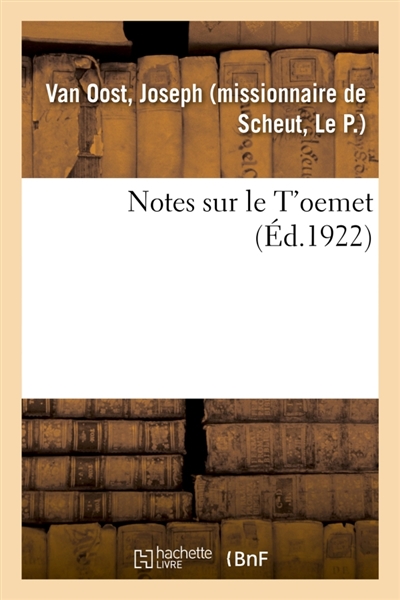 Notes sur le T'oemet