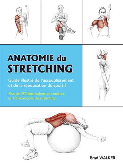 Anatomie du stretching : guide illustré de l'assouplissement et de la rééducation du sportif