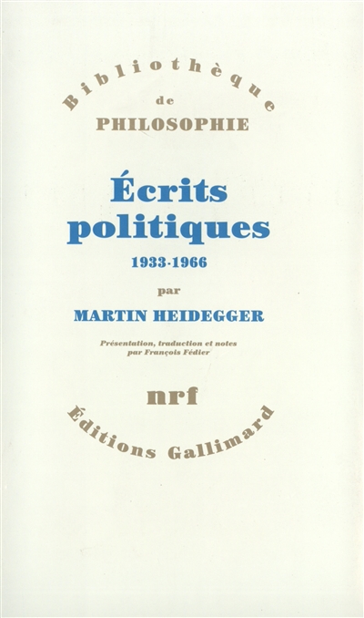 ecrits politiques : 1933-1966