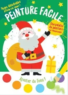 Peinture facile : le Père Noël