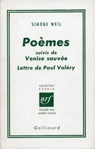 Poèmes. Venise sauvée