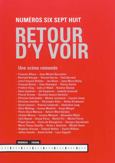 Retour d'y voir, n° 6-7-8. Une scène romande