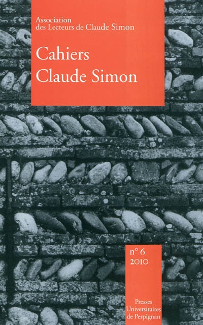 Cahiers Claude Simon, n° 6