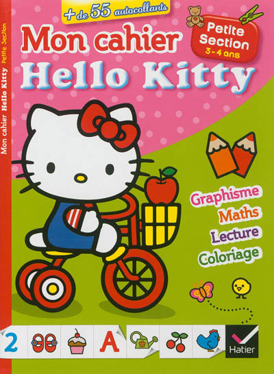 Mon cahier Hello Kitty : petite section, 3-4 ans