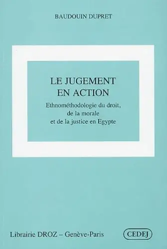 Le jugement en action : droit, morale et justice en Egypte