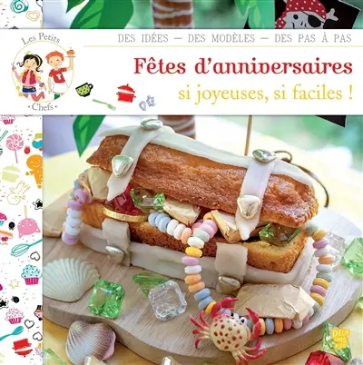 Fêtes d'anniversaires : si joyeuses, si faciles ! : des idées, des modèles, des pas à pas