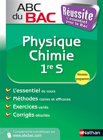 Physique chimie 1re S : programme 2011