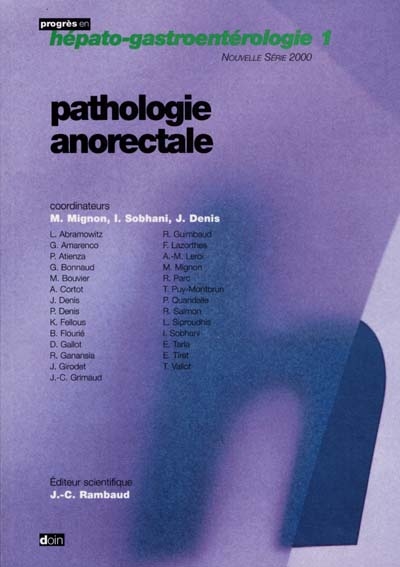 Pathologie anorectale