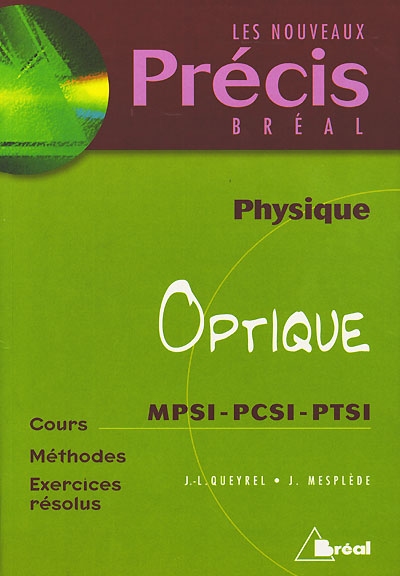 Optique, MPSI, PCSI, PTSI