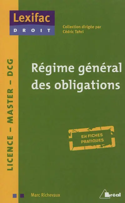 Régime général des obligations