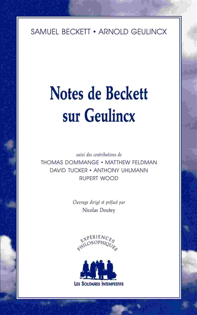 Notes de Beckett sur Geulincx
