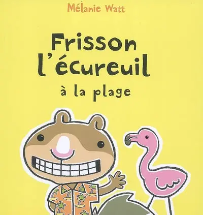 Frisson l'écureuil à la plage