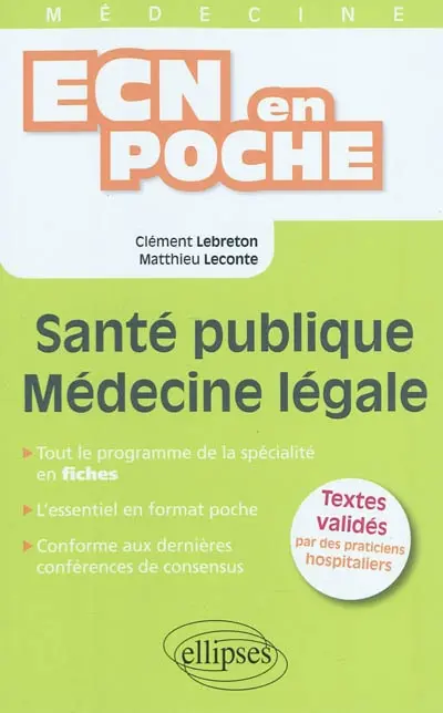 Santé publique, médecine légale