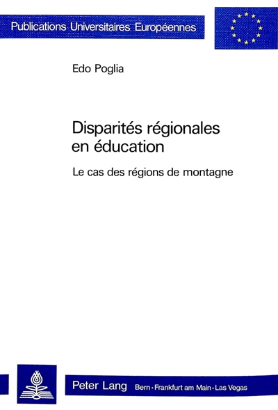Disparités régionales en éducation : Le Cas des régions de montagne