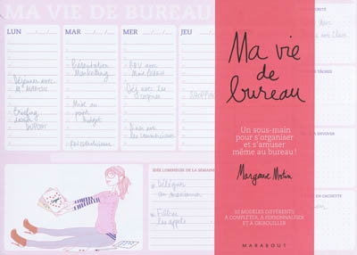 Ma vie de bureau : un sous-main pour s'organiser et s'amuser même au bureau !