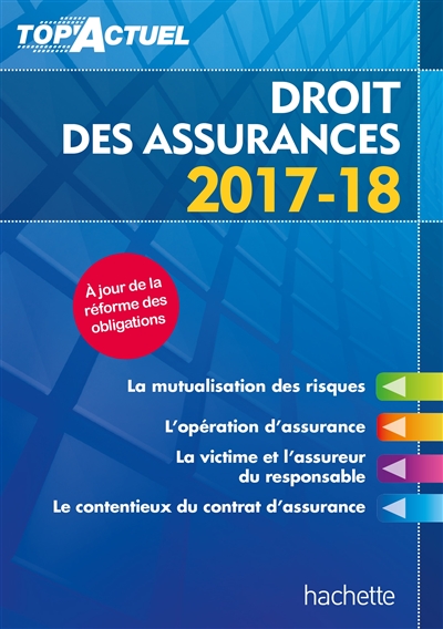 Droit des assurances : 2017-18