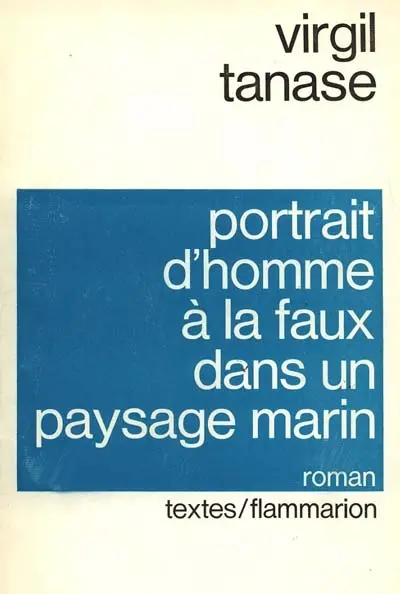 Portrait d'homme à la faux dans un paysage marin