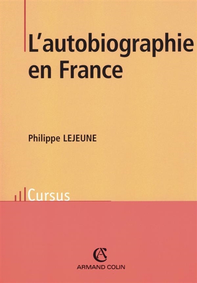 L'autobiographie en France