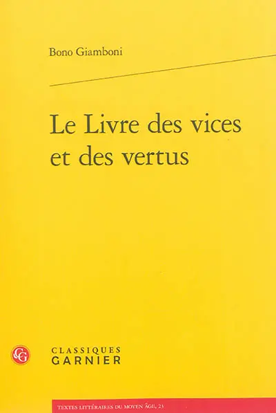 Le livre des vices et des vertus