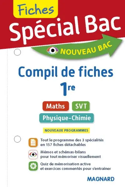 Compil de fiches 1re : nouveaux programmes, nouveau bac