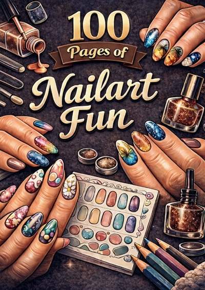 100 Pages of Nailart fun :...