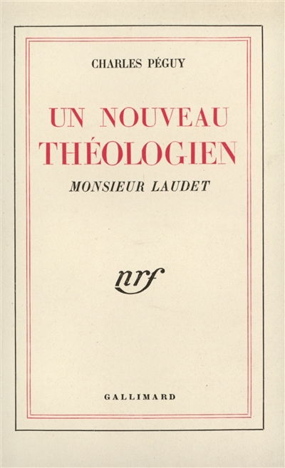 Un Nouveau théologien: Monsieur Laudet