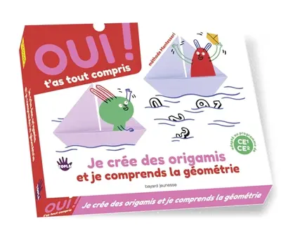 Je crée des origamis et je comprends la géométrie : méthode Montessori