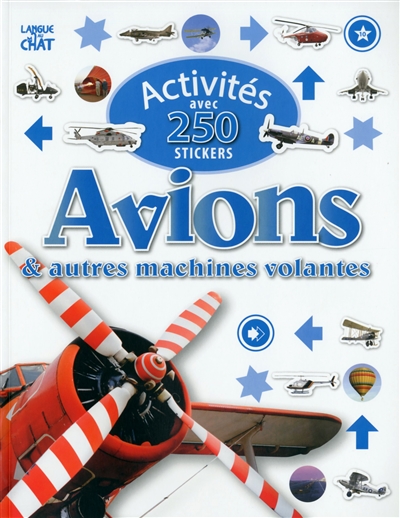 Activités avec 250 stickers avions & autres machines volantes