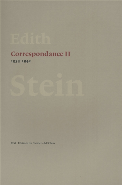 Correspondance. Vol. 2. 1933-1942