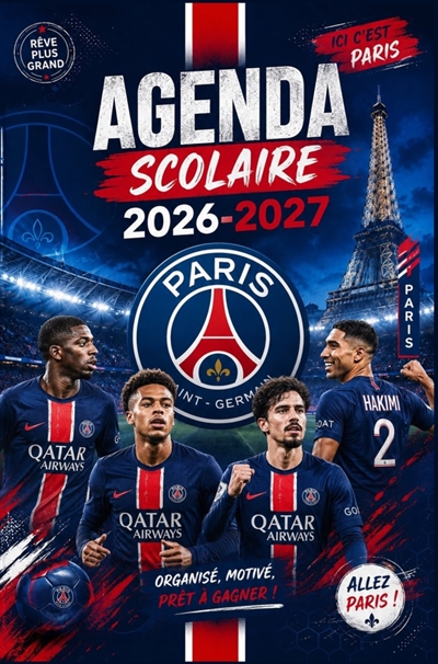 Agenda Scolaire PSG...