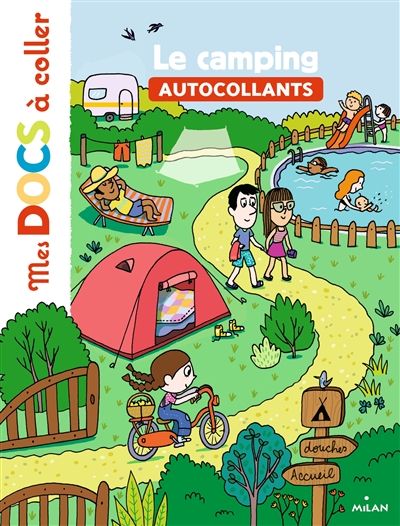 Le camping : autocollants