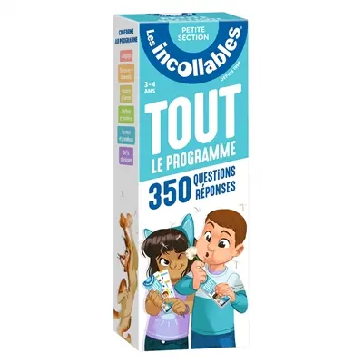 Les incollables : tout le programme, 350 questions réponses : petite section, 3-4 ans Les incollables : tout le programme, 350 questions réponses : petite section, 3-4 ans