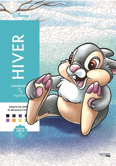 Hiver : coloriages mystères