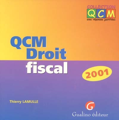 QCM droit fiscal 2001