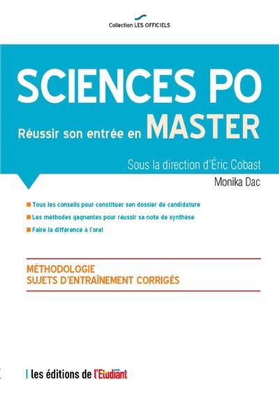 Sciences Po : réussir son entrée en master