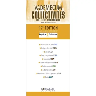 Vademecum des collectivités locales et territoriales