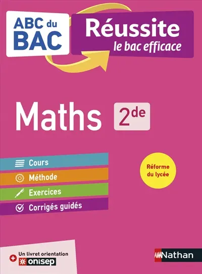 Maths 2de : réforme du lycée
