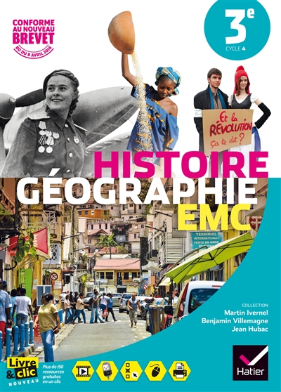 Histoire géographie EMC 3e, cycle 4