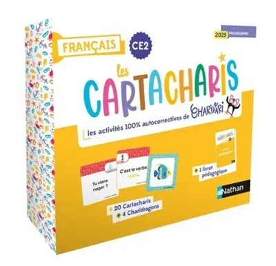 Les cartacharis français, CE2 : les activités 100 % autocorrectives de Charivari : programme 2025