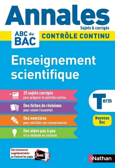 Enseignement scientifique terminale : contrôle continu : nouveau bac