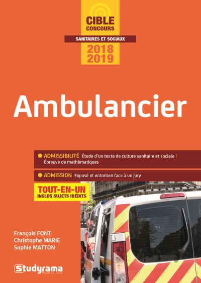 Ambulancier : tout-en-un : concours 2018-2019