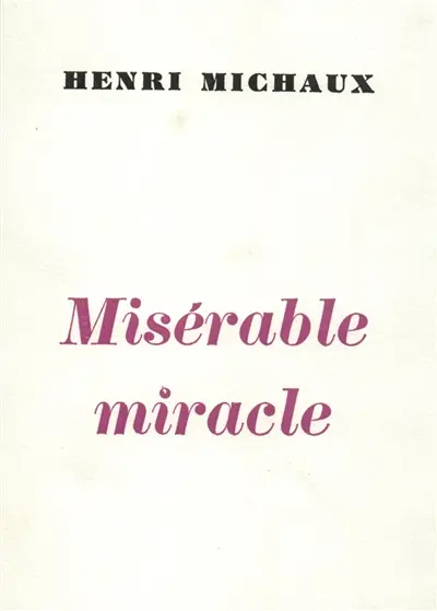 Misérable miracle
