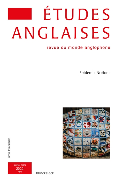 Etudes anglaises, n° 75-1. Epidemic notions