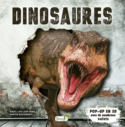 Dinosaures : pop-up en 3D avec de nombreux volets