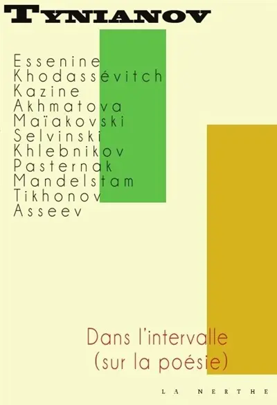 Dans l'intervalle : sur la poésie : 1924