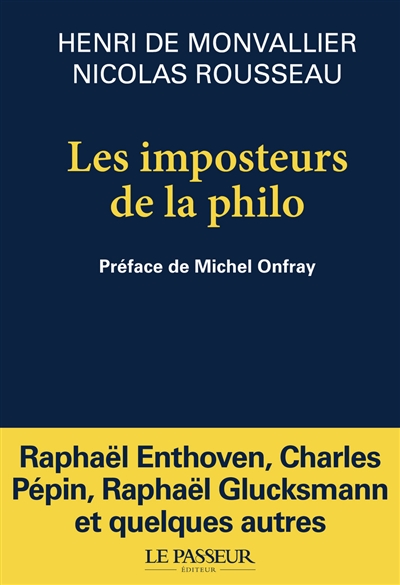Les imposteurs de la philo : nouveaux sophistes et  filousophes
