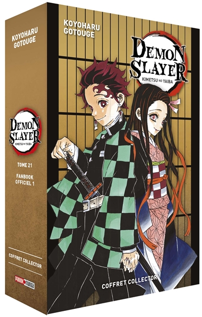 Demon slayer : Kimetsu no yaiba : coffret collector, tome 21 + fanbook officiel 1